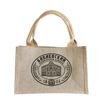 Schöne Jute Einkaufstasche