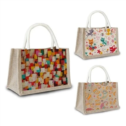 Hochwertige personalisierte Jute-Tasche