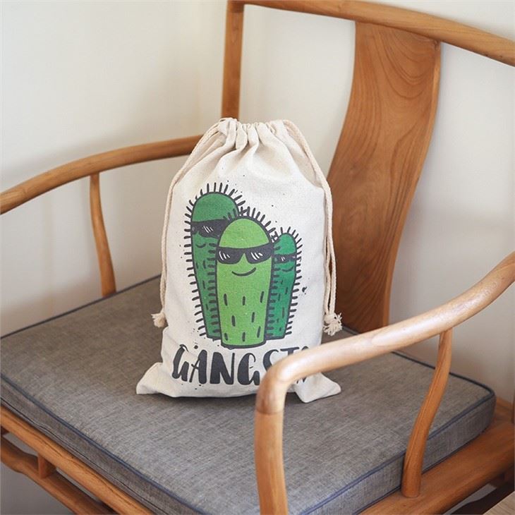 Nice Cotton Drawstring Tote Bag